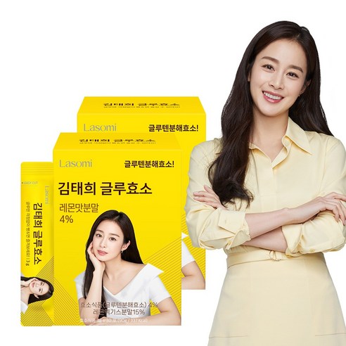 라소미 김태희 글루효소 글루텐프리 100%국내산, 2박스, 30포