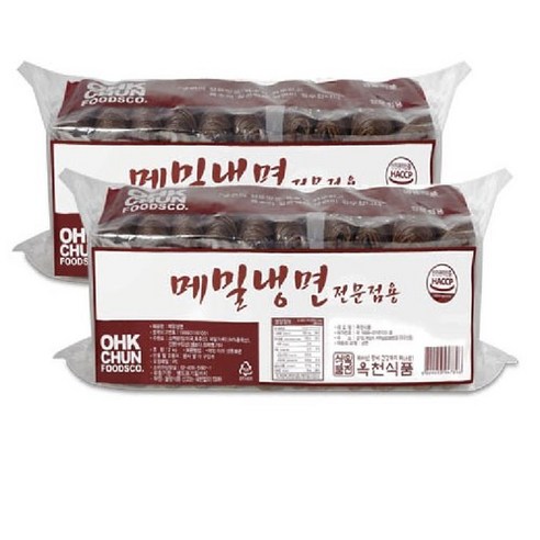 선비찬 옥천냉면 메밀냉면사리2Kg X 4봉(+육수2봉/업소용40인분), 4개, 2kg