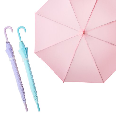패션파트너 파스텔 자동 장우산 3P 색상혼합