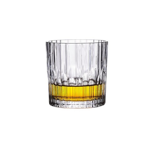 ANKRIC 물컵 [] 유럽 크리스탈 유리 위스키 컵 바 KTV 맥주컵 가정용 컵, 다시 새겨진 와인 잔 [280ML] 48piece