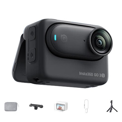 인스타360 고 3S 4K 액션캠 올라운드 세트 128G, 스타 블랙