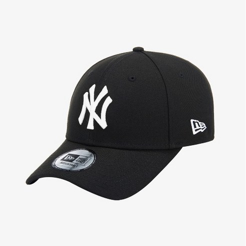뉴에라 [뉴에라][공용]MLB 뉴욕 양키스 베이직 화이트 온블랙 볼캡 (12836257)