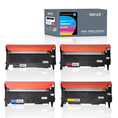 BOACE CLT-K510S 호환 토너 CLT-K510S SL-C513W SL-C563W C563FW C510W, 4색 세트, 1개