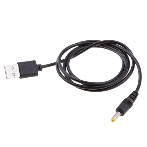 USB DC 전원 충전 케이블 USB-A ~ 1.7mmx4.0mm DC 팁 플러그 충전 코드, 설명, 플라스틱, 설명