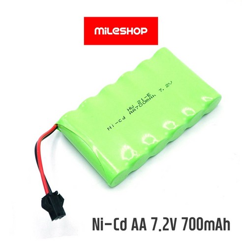 [마일샵] 워탱크 9995 7.2V 배터리 충전지 700mAh Ni-CD, 1개