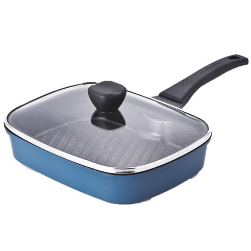 냄새 걱정 없이 맛있는 요리를! 키친플라워 티타늄 닥터 그릴팬 점보사각