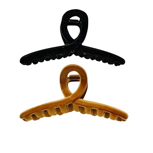수스다 2종세트구성 벨벳 꼬임집게핀 빅사이즈 13CM 올림머리 집게핀 헤어집게핀 머리핀