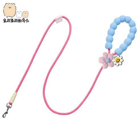 요리죠리하우스 플라워리드줄, 1개, 140cm, 바비핑크