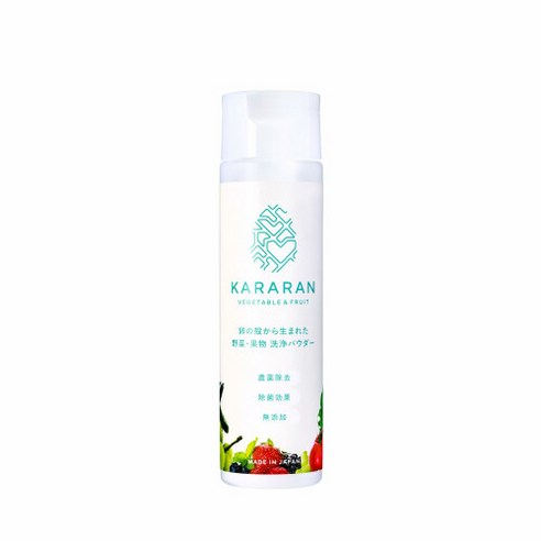 KARARAN 야채 과일 세정제 야채 과일 세정 세탁 제균 항균 180g 약 60회분 KARARAN 野菜果物洗浄剤 野菜 果物 洗浄 洗い 除菌 抗菌 180g... 