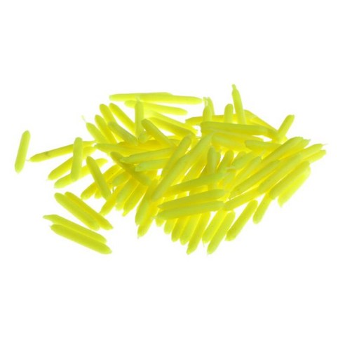 100Pcs 플라이 낚시 스트라이크 표시기 빨간색 형광 낚시 부동 수레, 형광 D, 설명, EVA