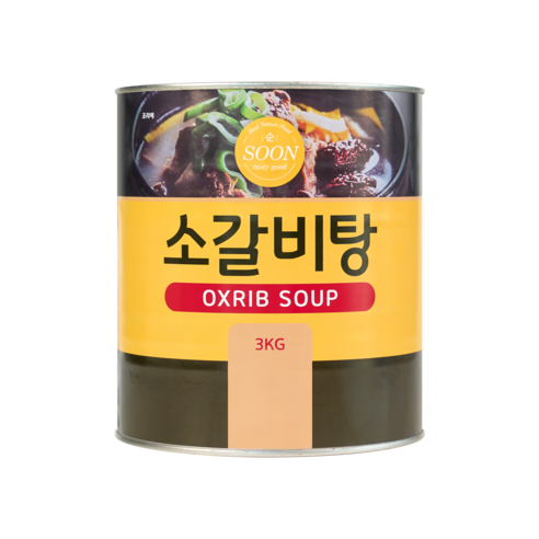 고려 갈비탕 3kg, 풍미 가득한 정통의 맛 통조림갈비탕