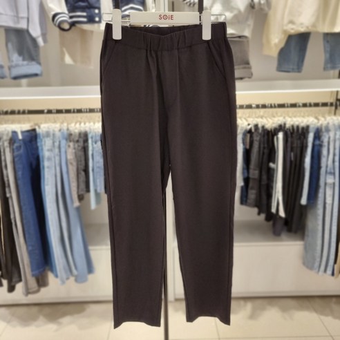 [소이주니어] 테이퍼드 슬랙스 바지_23M5231BK_NC신구로점