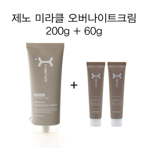 애드컬x제노 미라클 오버나이트 크림 200g+60g 소원크림 헤어크림 - 헤어에센스/오일 | 쿠팡