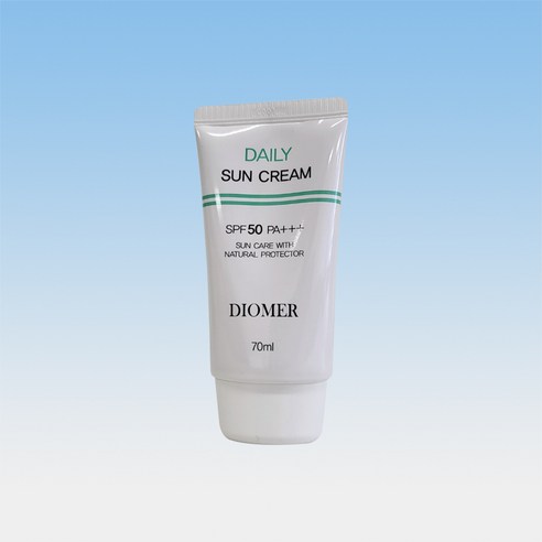 디오메르 데일리 선크림 70ml SPF50 톤업 워터프루프 썬크림 파데프리