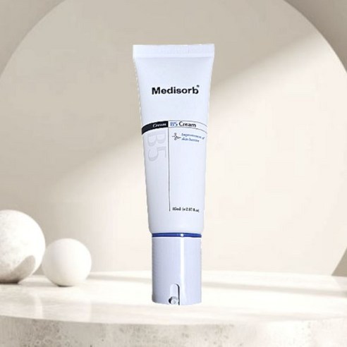 "속건조, 붉어짐, 민감성 피부? 메디솝 B5 크림으로 촉촉 진정 경험하세요!" 수분크림메디솝