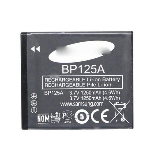 삼성 IA-BP125A/EPP 배터리 팩 고성능 BP125A IA-BP125A AD43-00197A 충전식 리튬 이온, 01 1 Pcs  BP125A