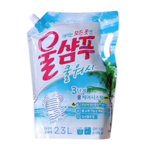 쿨워시 리필 울샴푸, 2.3L, 1개