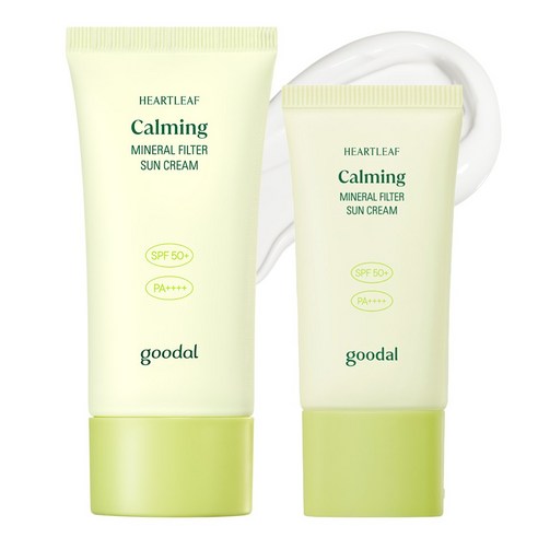 구달 맑은 어성초 진정 무기자차 선크림 본품+미니 SPF50+PA++++, 75ml, 1개