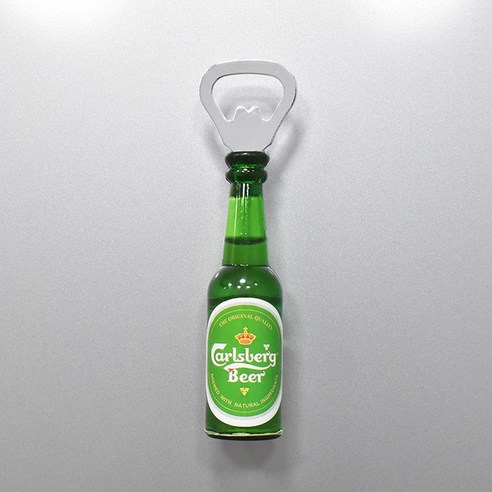 크리에이티브 와인 병따개 냉장고 자석 맥주 병따개, 냉장고 자석 Carlslerg 병따개, 큰