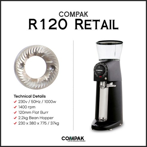 COMPAK R120 COMPAK R120 Retail Grinder