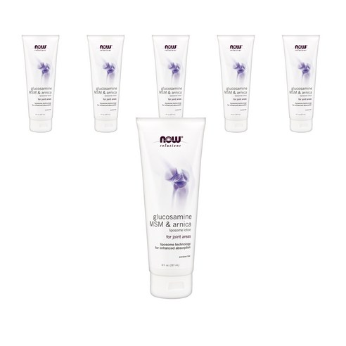 나우푸드 글루코사민 MSM & 아르니카 리포솜 로션, 237ml, 6개