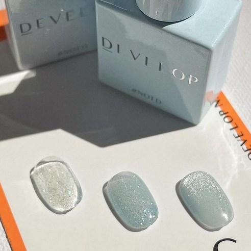 디벨롭네일 프리미엄 젤 폴리쉬 자석젤 글리터젤 GLITTER GEL, DG-04 블링블루, 1개, 10g