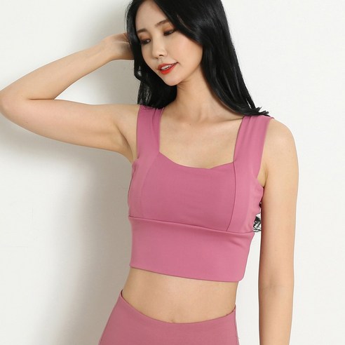 리나컴퍼니 여성용 요가복 폴댄스복 상의크롭탑 나시 CST05