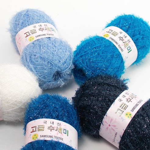울클럽 뜨개실 고급수세미실: 촉감과 내구성이 뛰어난 고급 뜨개실