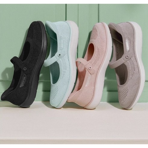 발 넣자마자 쿨링 천국! 스케쳐스 메리제인 슬립온으로 여름 발에게 자유를!