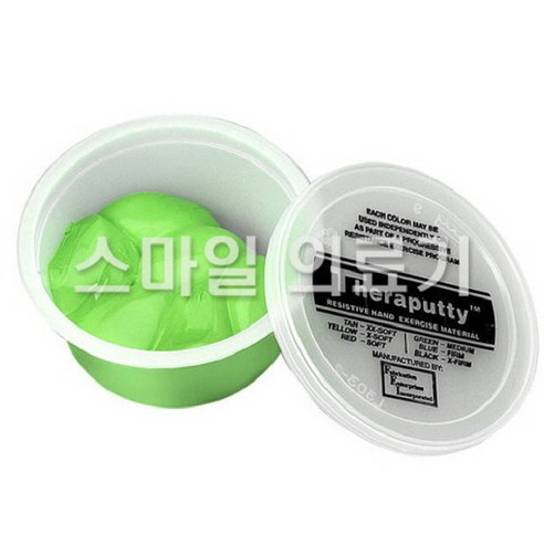 테라퍼티 테라퓨티 고무찰흙 ( Thera Putty 2온스 ), 빨강, 1개