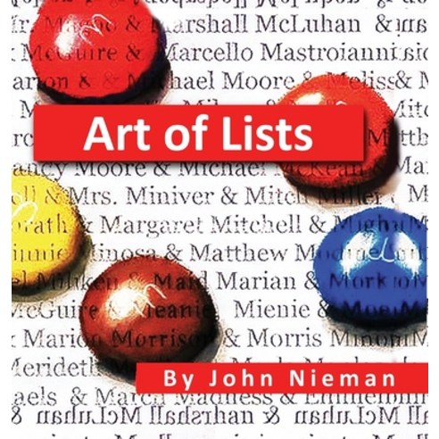 Art of Lists Hardcover, Pageturner, Press and Media