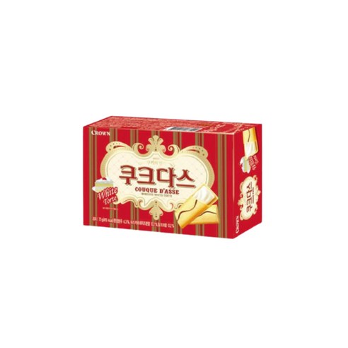 크라운 쿠크다스 화이트, 72g, 1개