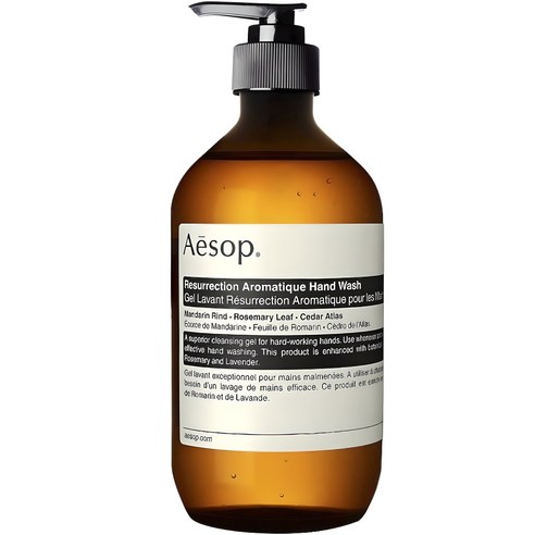 메마른 일상에 촉촉한 휴식을, 이솝 레저렉션 아로마틱 핸드워시 이솝핸드워시