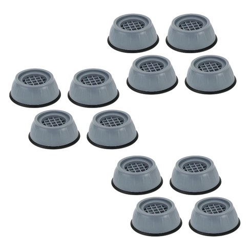   바이리모 세탁기 진동 충격 방지 수평 패드 스토퍼 다용도 발받침 건조기 고정 받침대, 12P