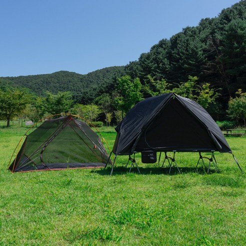 야외 모험가와 편안한 휴가를 원하는 사람을 위한 다목적 캠핑 침대 텐트