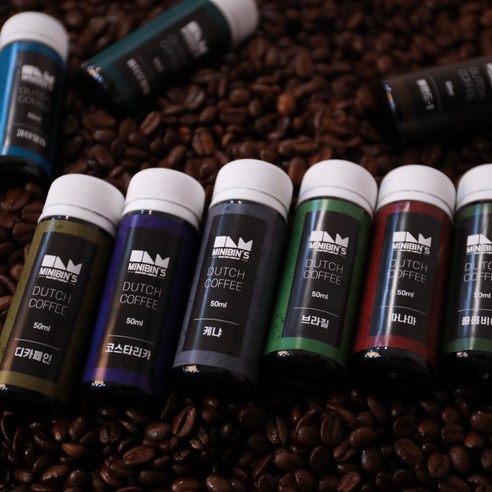 미니빈스 로스터리 콜드브루 더치커피 선물 세트: 고급스러운 커피 경험을 위한 10가지 걸작