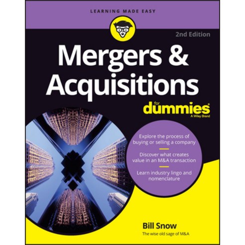 (영문도서) Mergers & Acquisitions for Dummies Paperback, English, 9781394169504