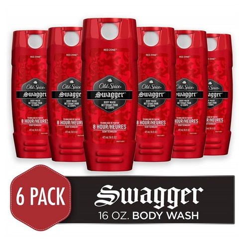 올드스파이스 Old Spice Red Zone 바디 워시 - Swagger 16온스 214478, 1개, 473ml