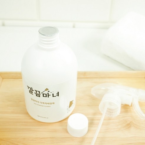 깔끔마녀 다목적 클리너 다용도 세정제 찌든때 주방 후드 화장실 청소 물때제거 500ml, 1개