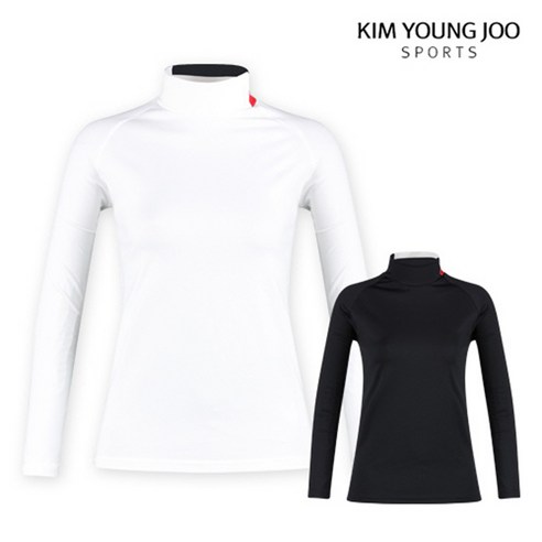 김영주스포츠 럭스골프 여성용 기능성 기모 이너웨어 상의 LB1W304W