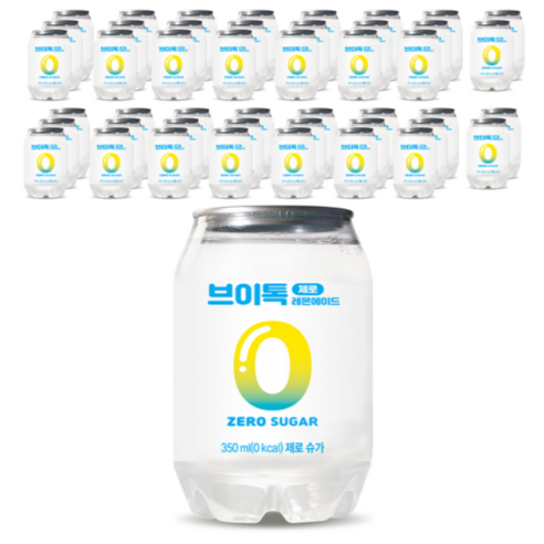 브이톡 제로 레몬에이드 350ml 24캔, 48개