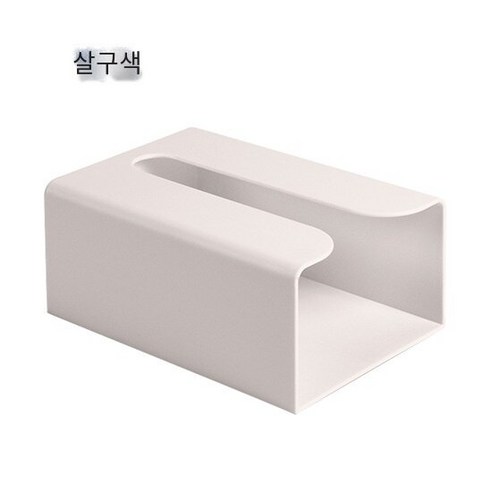 DFMEI 벽 마운트 티슈 상자 거실 창조적 인 다기능 티슈 상자 주방 펀치없는 벽 직사각형 티슈 추출 상자, 살구