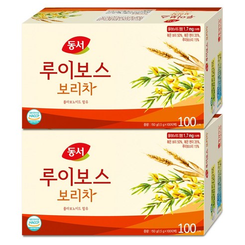 동서 루이보스보리차100Tx2개, 1.5g, 100개입, 2개