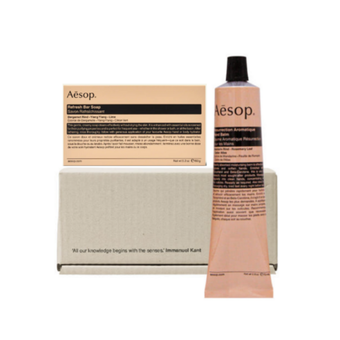 이솝 레저렉션 아로마틱 핸드밤 & 리프레시 바솝 세트: 섬세한 손길을 위한 향기로운 선물 이솝선물세트