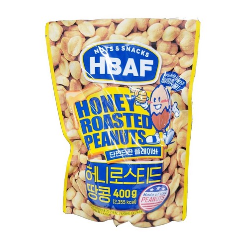 바프 허니로스티드 땅콩 단짠단짠 400g honey roasted peanuts, 1개