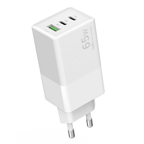 커네틱 Gan PD 고속 멀티 충전기 65W, 화이트