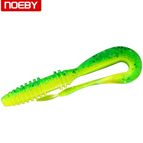 4pieces NOEBY Grub Soft Fishing Lure 14cm 13g Rubber Bait Artificial Fake Lures Fishing Tackle S3117, 101