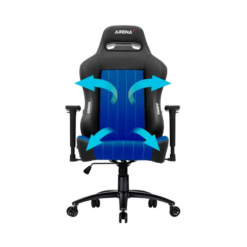 휴먼CW 고급형 요추헤더형 의자 레드 메쉬원단 우레탄 바퀴 게이밍의자 13 NEW ARENA-X ZERO AIR RED Chair 게임용/게이밍 컴퓨터 의자, 레드