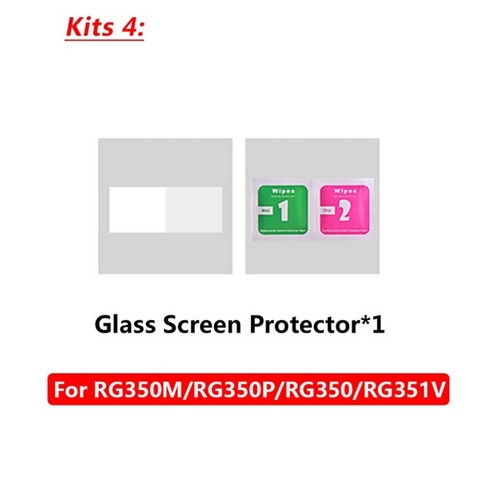 ANBERNIC RG351P Type-C USB 포트유리 필름WIFI 모듈RG351P 화면 보호기 키트 RG351V 가방 RG351M용 가방, 협력사, 키트 4