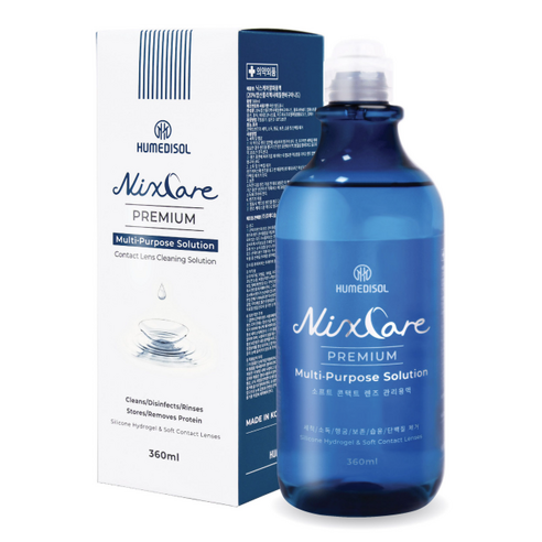 닉스케어 프리미엄 소프트 콘택트렌즈 관리용액, 1개, 360ml